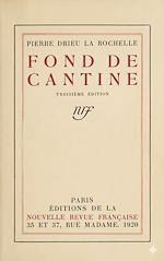 Télécharger le livre :  Fond de cantine