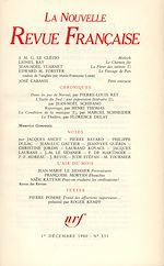 Télécharger le livre :  La Nouvelle Revue Française N° 335
