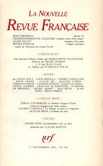 Télécharger le livre :  La Nouvelle Revue Française N° 359