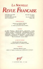 Télécharger le livre :  La Nouvelle Revue Française N° 360