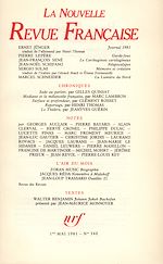 Télécharger le livre :  La Nouvelle Revue Française N° 340
