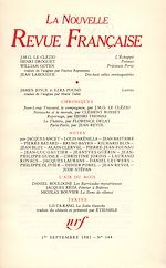 Télécharger le livre :  La Nouvelle Revue Française N° 344