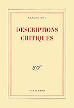 Télécharger le livre :  Descriptions critiques (Tome 1)
