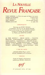 Télécharger le livre :  La Nouvelle Revue Française N° 306