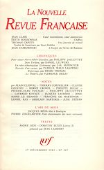 Télécharger le livre :  La Nouvelle Revue Française N° 347