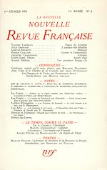 Télécharger le livre :  La Nouvelle Nouvelle Revue Française N' 2 (Février 1953)