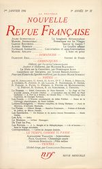 Télécharger le livre :  La Nouvelle Nouvelle Revue Française N' 37 (Janvier 1956)