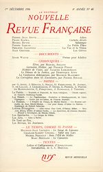 Télécharger le livre :  La Nouvelle Nouvelle Revue Française N' 48 (Décembre 1956)