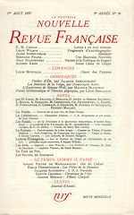 Télécharger le livre :  La Nouvelle Nouvelle Revue Française N' 56 (Aout 1957)