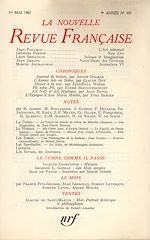 Télécharger le livre :  La Nouvelle Revue Française N' 101 (Mai 1961)