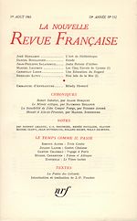 Télécharger le livre :  La Nouvelle Revue Française N' 152 (Aout 1965)