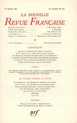 Télécharger le livre :  La Nouvelle Revue Française N' 159 (Mars 1966)