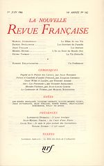Télécharger le livre :  La Nouvelle Revue Française N' 162 (Juin 1966)