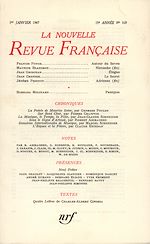 Télécharger le livre :  La Nouvelle Revue Française N' 169 (Janvier 1967)