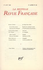 Télécharger le livre :  La Nouvelle Revue Française n° 200 (Août 1969)