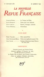 Télécharger le livre :  La Nouvelle Revue Française N° 206