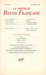 Télécharger le livre :  La Nouvelle Revue Française N° 210