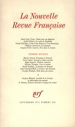 Télécharger le livre :  La Nouvelle Revue Française N° 225