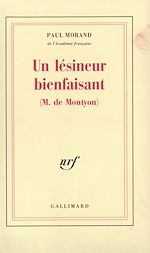 Télécharger le livre :  Un lésineur bienfaisant (M. de Montyon)