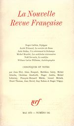 Télécharger le livre :  La Nouvelle Revue Française N° 245