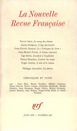 Télécharger le livre :  La Nouvelle Revue Française N° 246