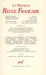 Télécharger le livre :  La Nouvelle Revue Française N° 312