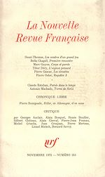 Télécharger le livre :  La Nouvelle Revue Française N° 251