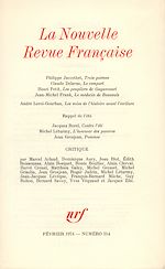 Télécharger le livre :  La Nouvelle Revue Française N° 254