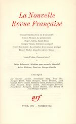 Télécharger le livre :  La Nouvelle Revue Française N° 256