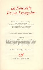 Télécharger le livre :  La Nouvelle Revue Française N° 270