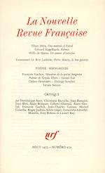 Télécharger le livre :  La Nouvelle Revue Française N° 272