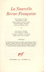 Télécharger le livre :  La Nouvelle Revue Française N° 275