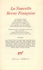 Télécharger le livre :  La Nouvelle Revue Française N° 279