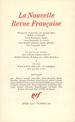 Télécharger le livre :  La Nouvelle Revue Française N° 280