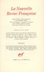 Télécharger le livre :  La Nouvelle Revue Française N° 291