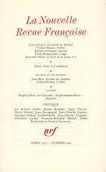 Télécharger le livre :  La Nouvelle Revue Française N° 292