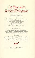 Télécharger le livre :  La Nouvelle Revue Française N° 294