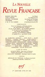Télécharger le livre :  La Nouvelle Revue Française N° 300