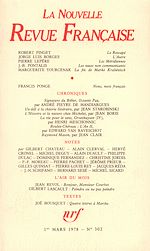 Télécharger le livre :  La Nouvelle Revue Française N° 302