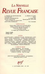 Télécharger le livre :  La Nouvelle Revue Française N° 369