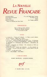 Télécharger le livre :  La Nouvelle Revue Française N° 374