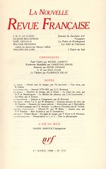 Télécharger le livre :  La Nouvelle Revue Française N° 375