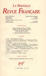 Télécharger le livre :  La Nouvelle Revue Française N° 376