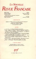 Télécharger le livre :  La Nouvelle Revue Française N° 377