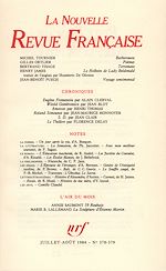 Télécharger le livre :  La Nouvelle Revue Française N° 378