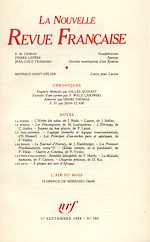 Télécharger le livre :  La Nouvelle Revue Française N° 380