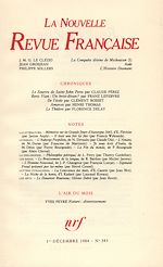 Télécharger le livre :  La Nouvelle Revue Française N° 383