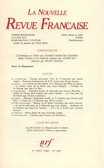 Télécharger le livre :  La Nouvelle Revue Française N° 400