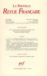 Télécharger le livre :  La Nouvelle Revue Française N° 404