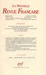 Télécharger le livre :  La Nouvelle Revue Française N° 408